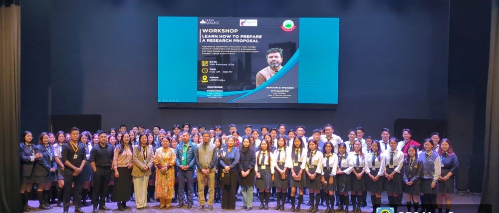 Participants and others during the workshop held at the Lorin Hall, Tetso College.